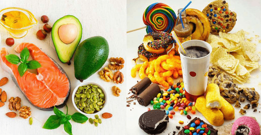 Grasas Saludables y No Saludables