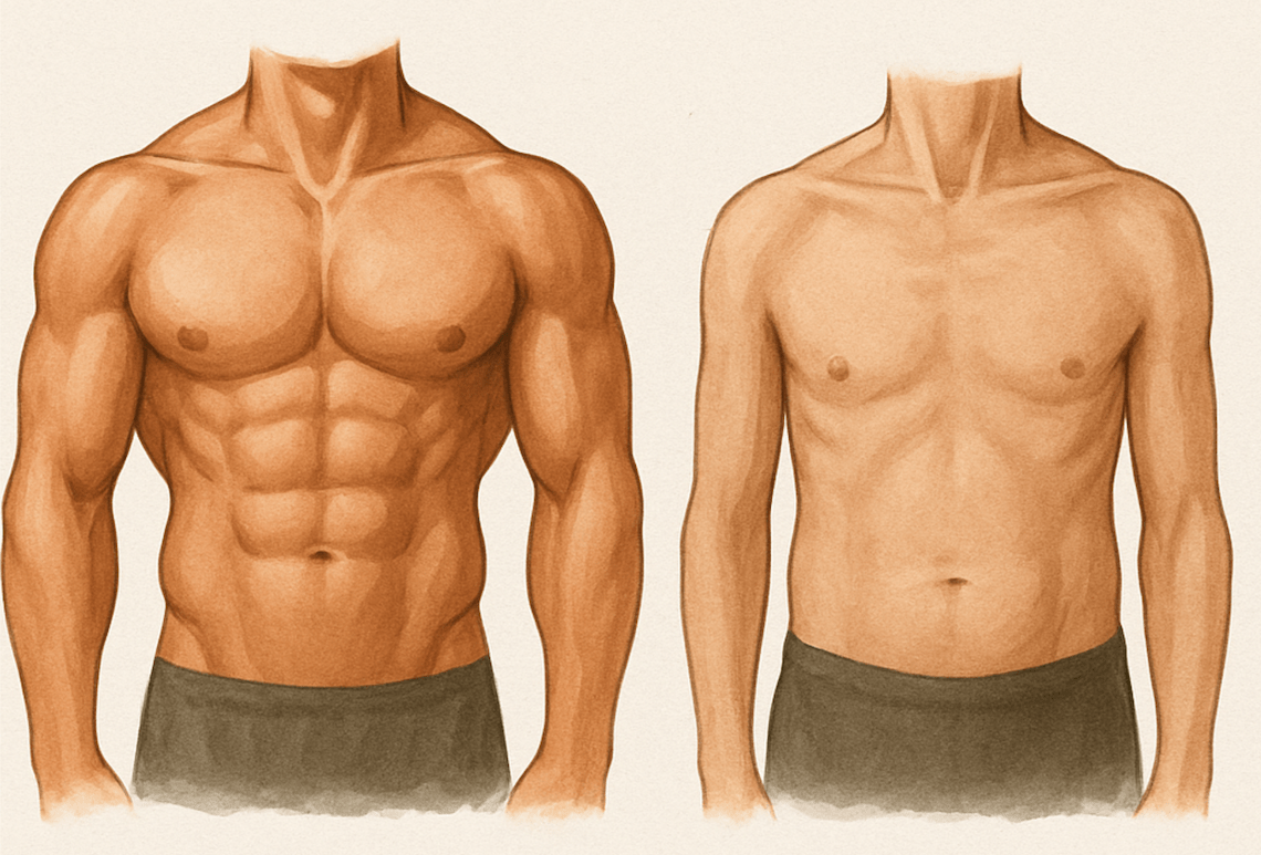 porcentaje de grasa ideal en hombres