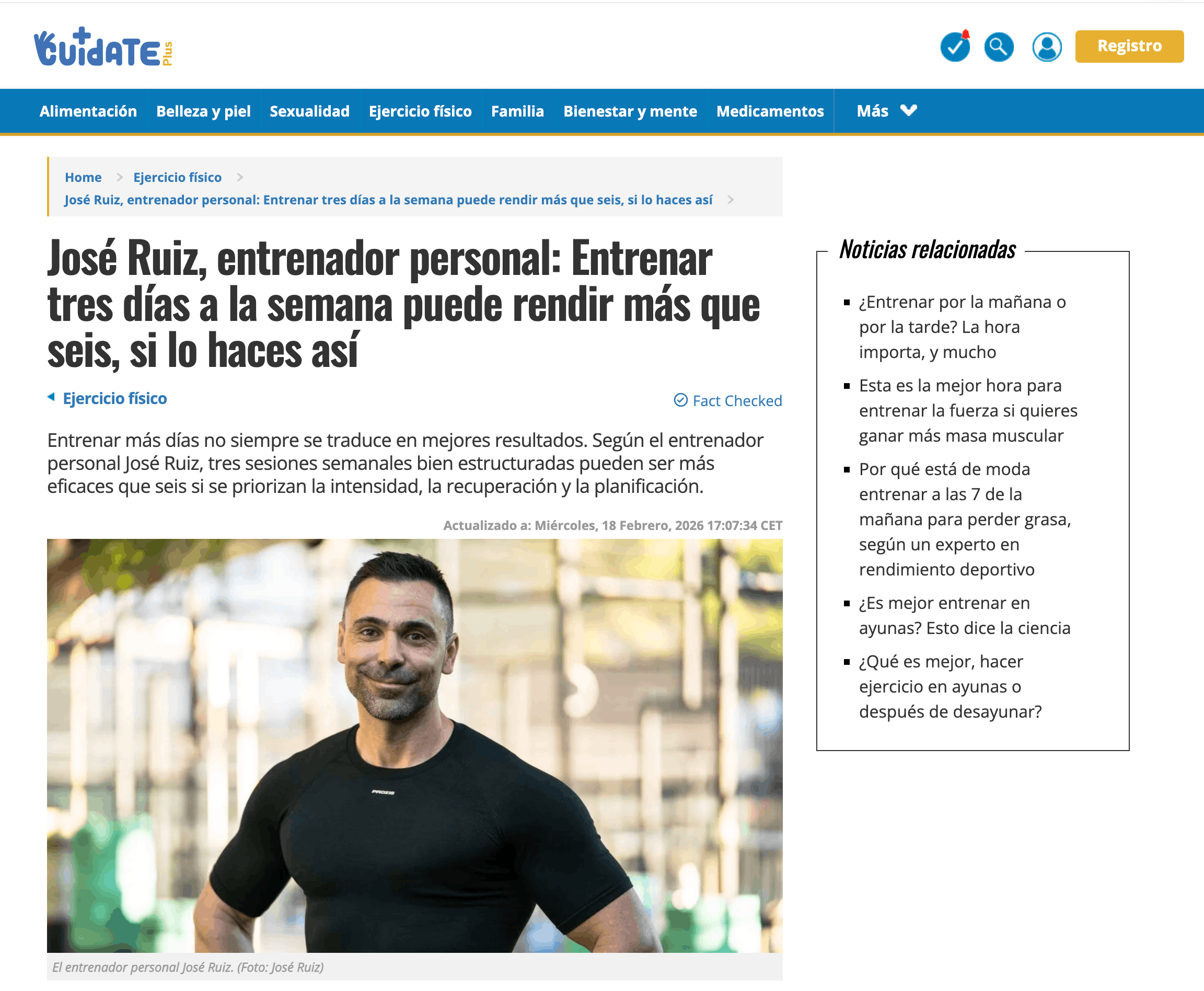 mejores resultados en el gimnasio